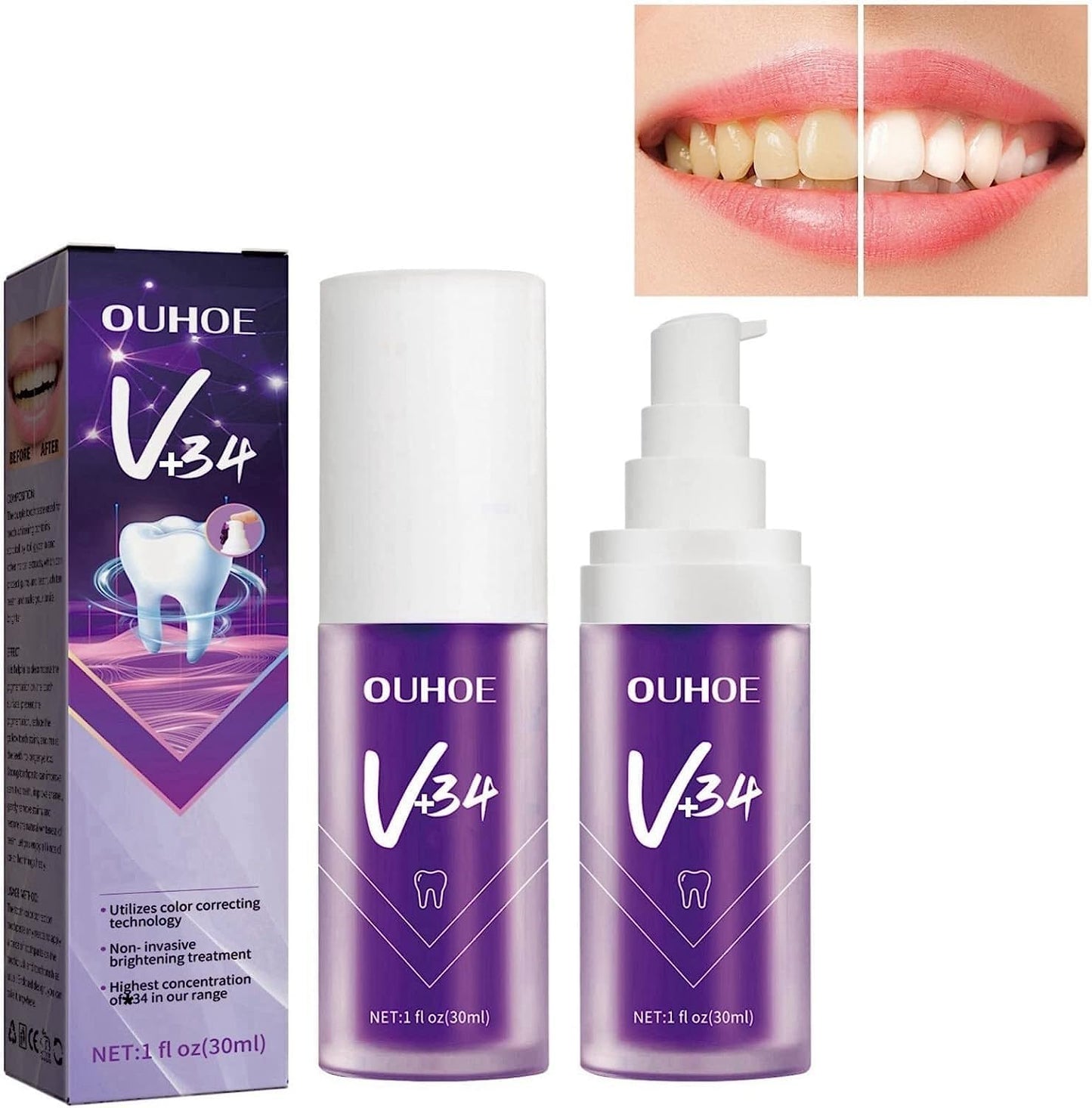 VioBright™ Purple Toothpaste For Teeth Whitening