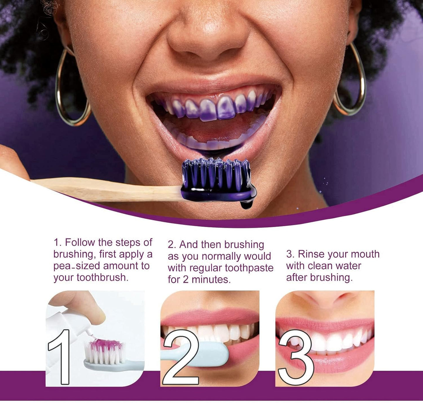 VioBright™ Purple Toothpaste For Teeth Whitening