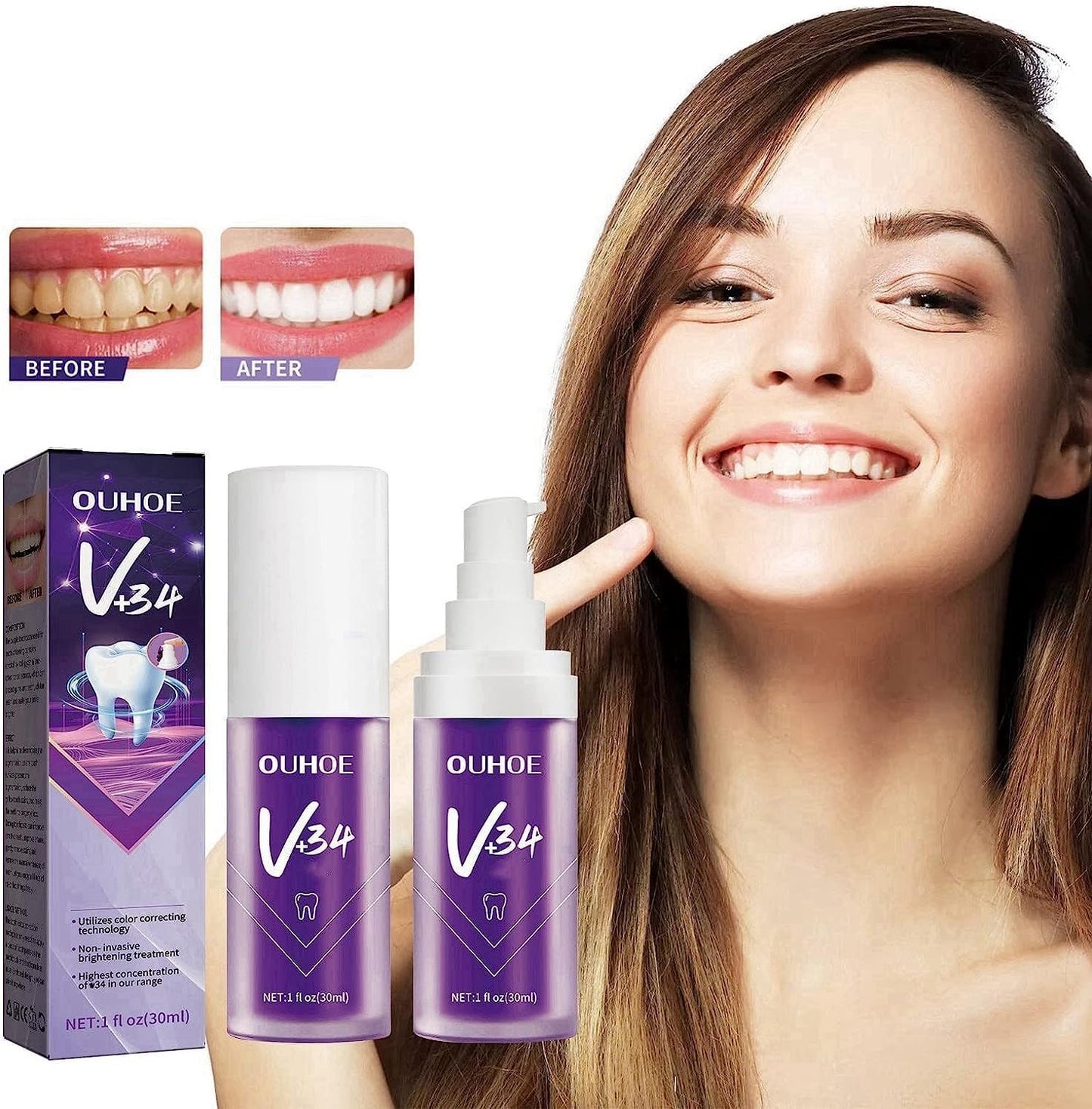 VioBright™ Purple Toothpaste For Teeth Whitening