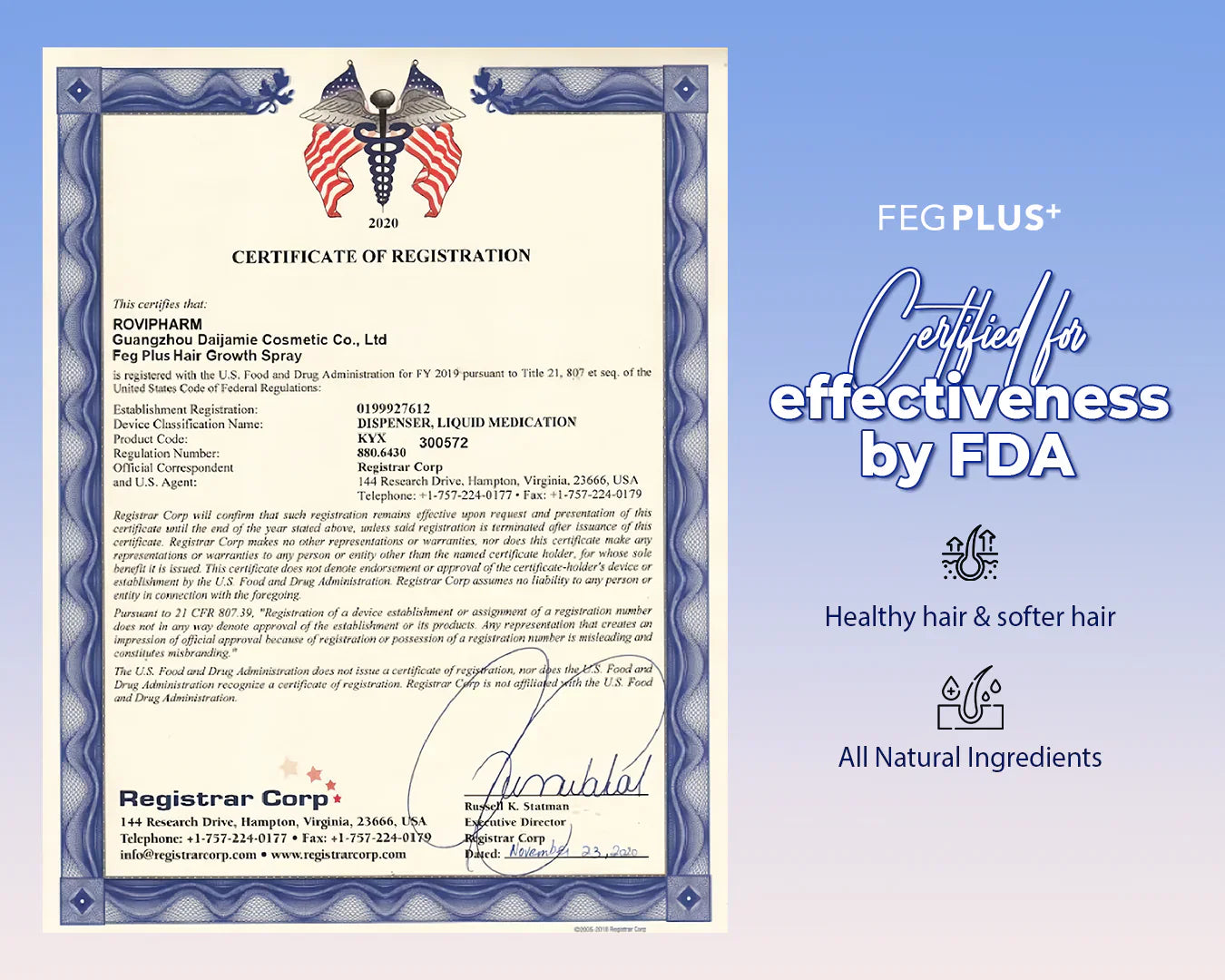 FEG™ PLUS | أكثر بخاخات نمو الشعر شهرة