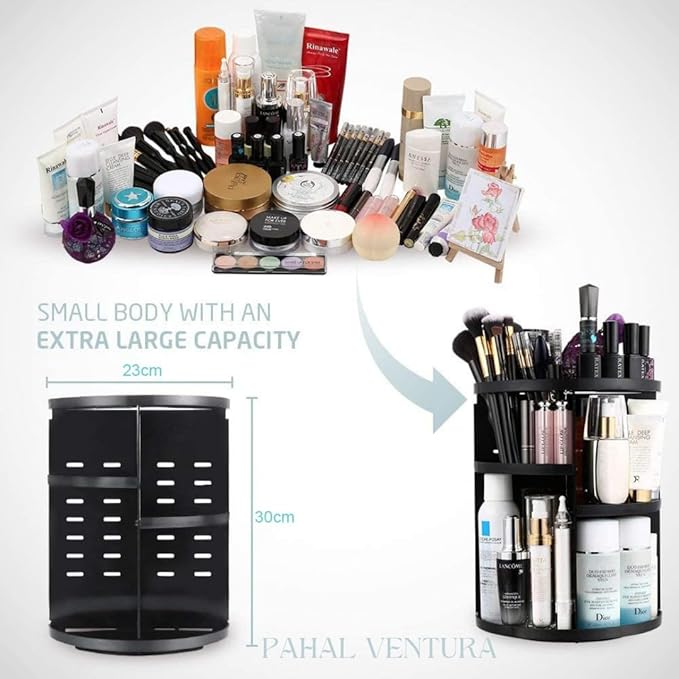 GlamOrbit™ 360 Makeup Organizer Box