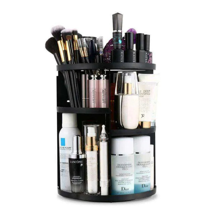 GlamOrbit™ 360 Makeup Organizer Box
